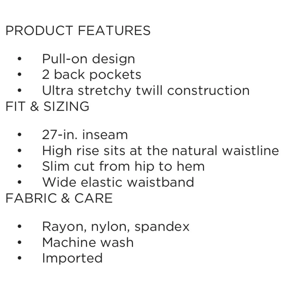 Vera Wang Ultra Stretch Ankle Pants - Picture 15 of 15